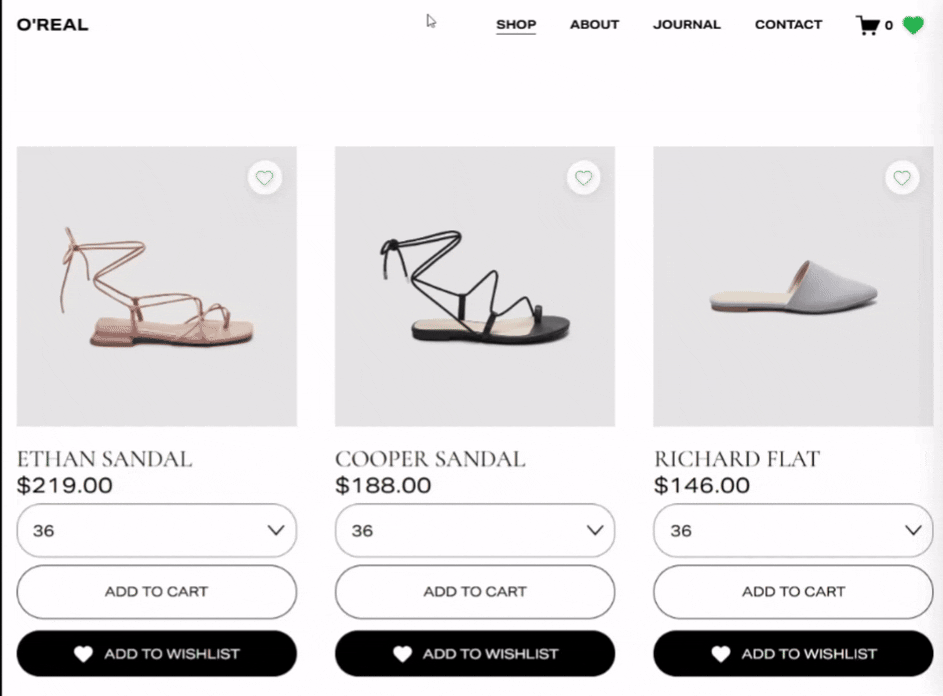 try this wishlist squarespace plugin