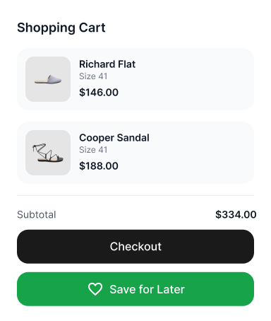 Cart page image
